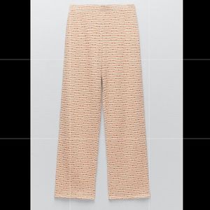 Zara jacquard pants